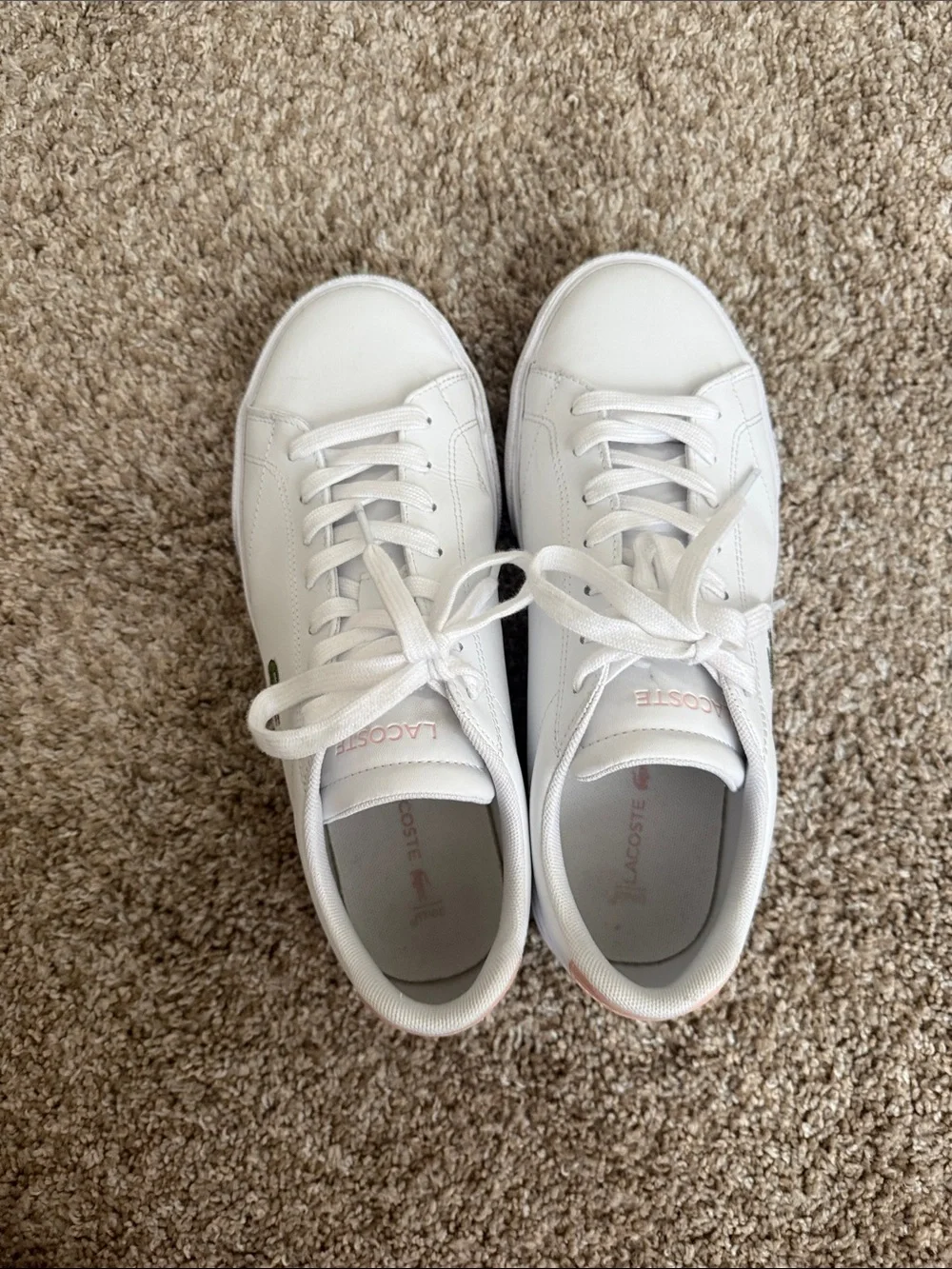 Lacoste clean white